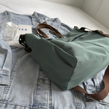 Stylish Nylon Tote Student shoudler Bags for Women Ladies Business Hand-held Briefcase Commuter Tote A4 Laptop High-end Designer