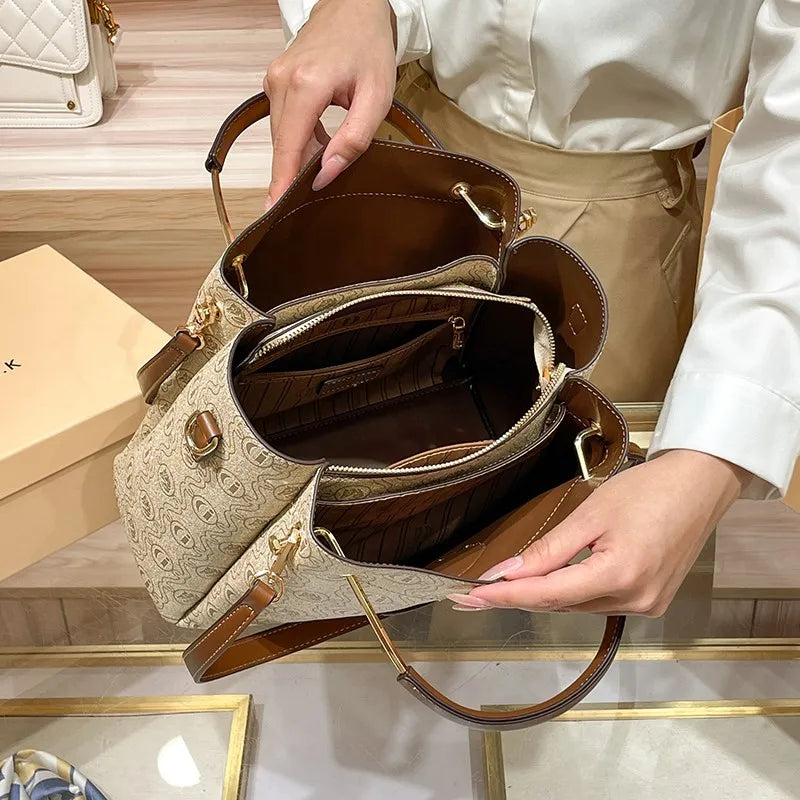 Light luxury brand women's handbag designer's high-quality shoulder bag, fashion