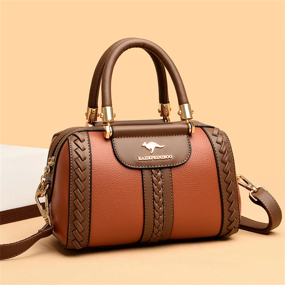 High Quality Leather Designer Shoulder Crossbody Bag New Ladies Messenger Bag