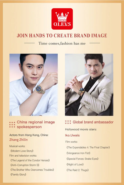 Automatic Mechanical Men Watch Threaded Dial Waterproof Stainless Steel Strap Classic Men's Watches Luxury