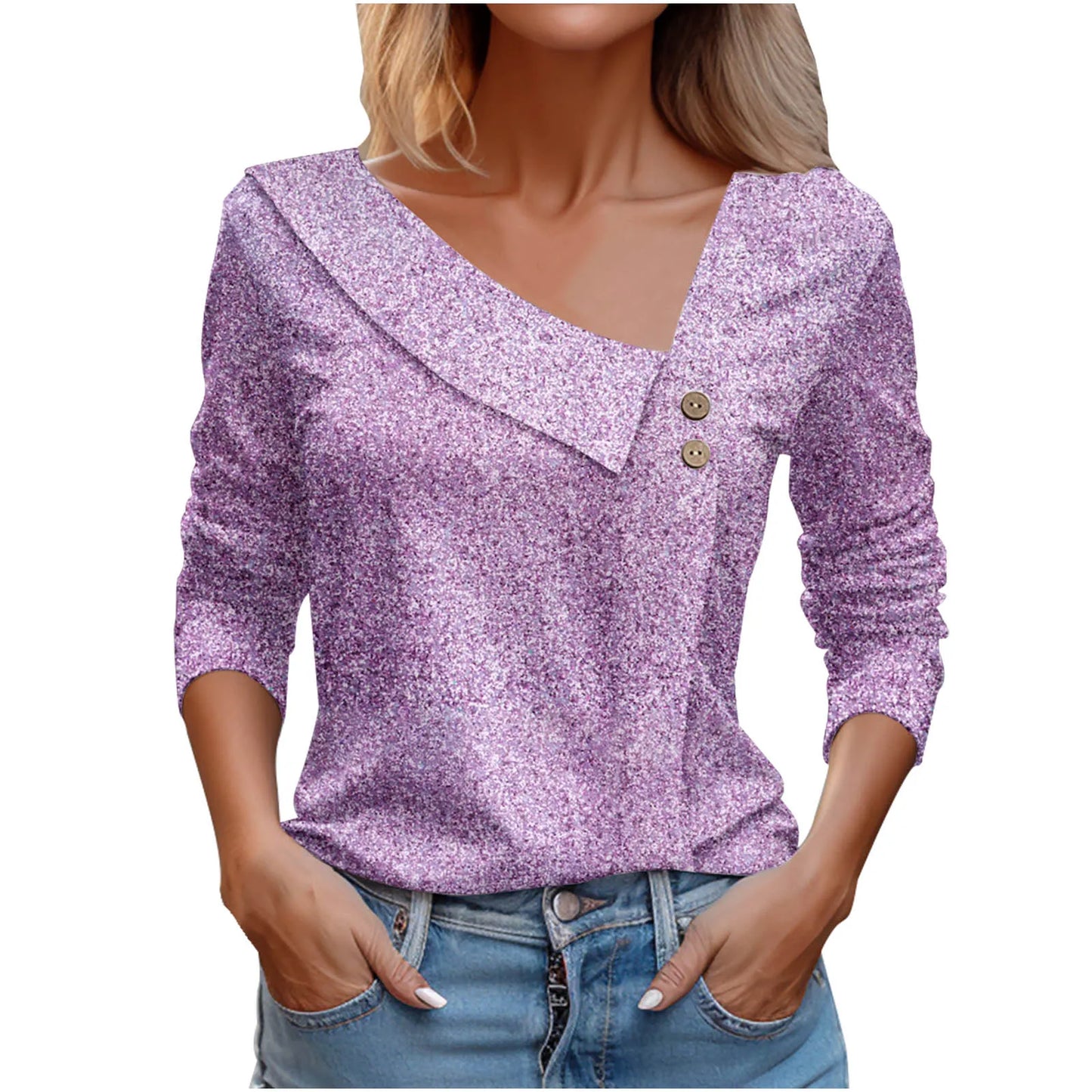 T Shirt For Women Fashion Long Sleeve Top White Floral Print Shirt