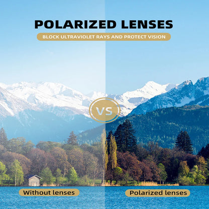 Men Photochromic Polarized Chameleon Glasses Change Color Sun Glasses Day Night Vision UV400