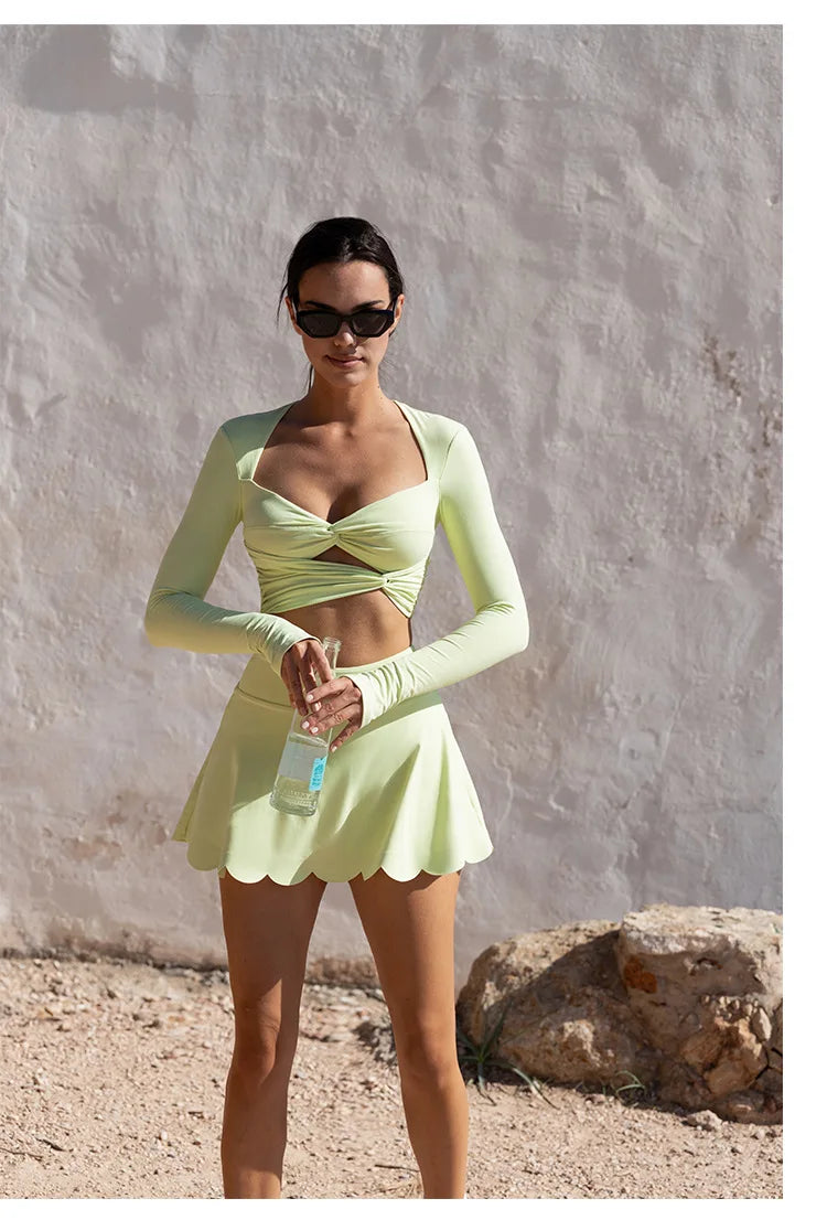 Women's Tracksuit Long Sleeve Shockproof Push Up With Breast Pads Exercise Yoga Jacket Running Fitness