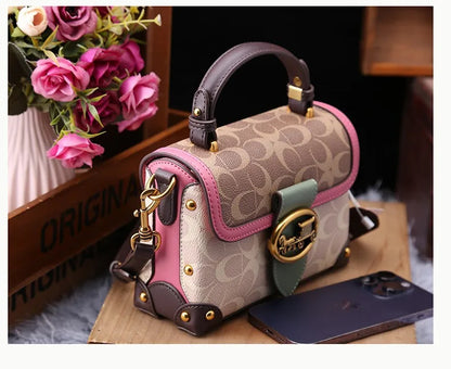 Women Bags Designer Luxury Crossbody Shoulder Purses Handbag Women Clutch Travel Tote Bag coffee black red coffee-black-red-