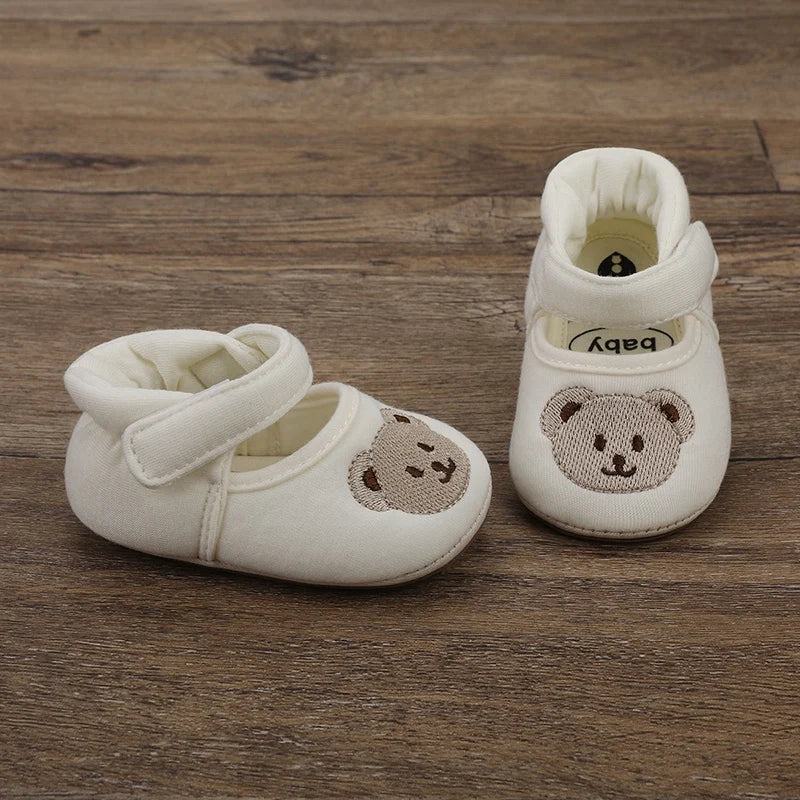 Cute Cartoon Bear Rabbit and Casual Baby Boys Shoes Baby Accessories 0-18 Months