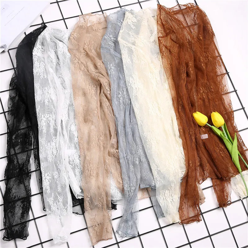 Hollow Out Mesh T-Shirt Transparent Mesh female Tops Long sleeve Basic Shirts SeeThrough Turtleneck