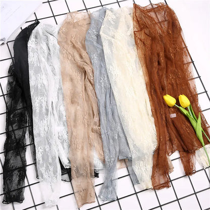 Hollow Out Mesh T-Shirt Transparent Mesh female Tops Long sleeve Basic Shirts SeeThrough Turtleneck