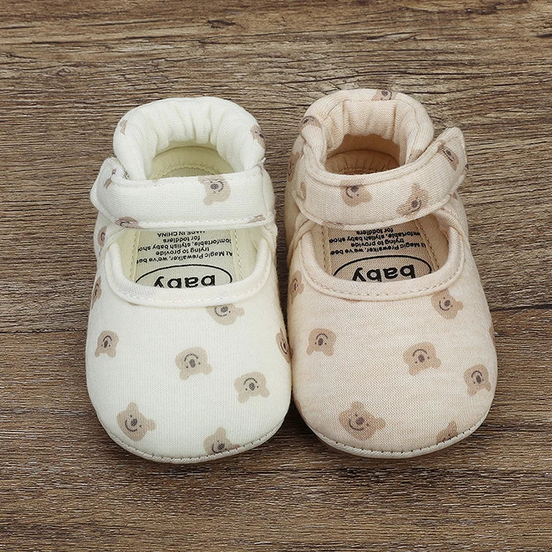 Cute Cartoon Bear Rabbit and Casual Baby Boys Shoes Baby Accessories 0-18 Months