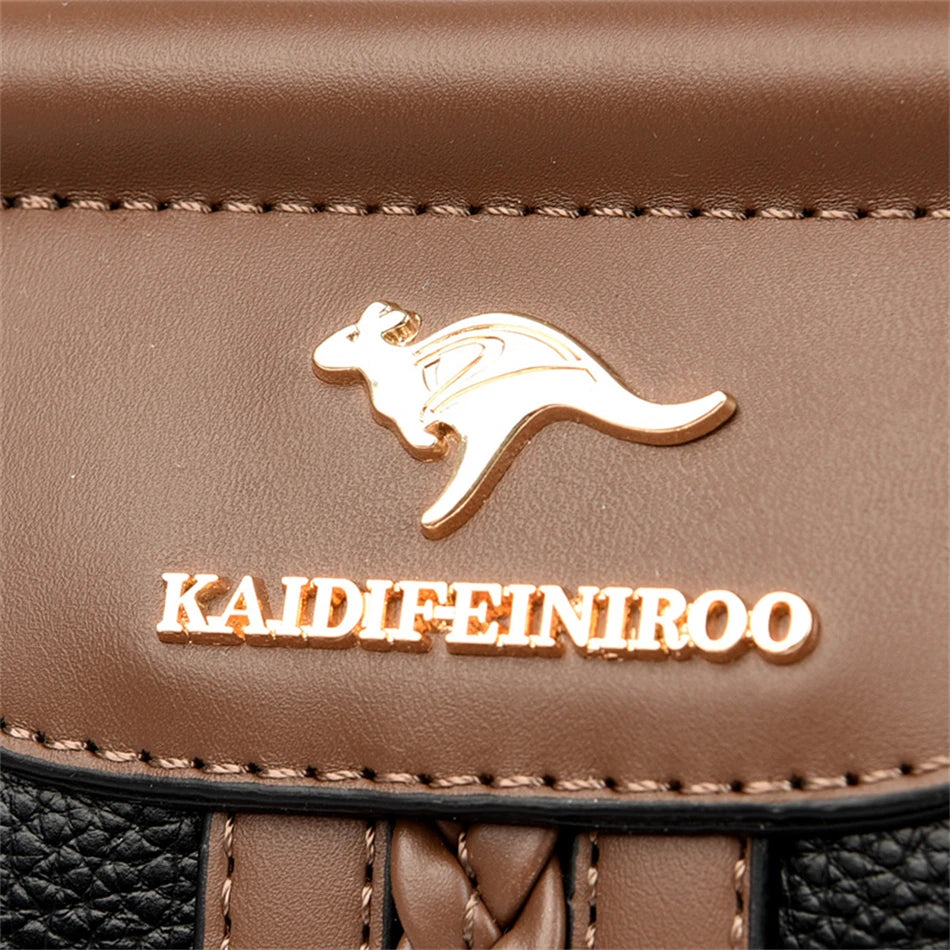 High Quality Leather Designer Shoulder Crossbody Bag New Ladies Messenger Bag