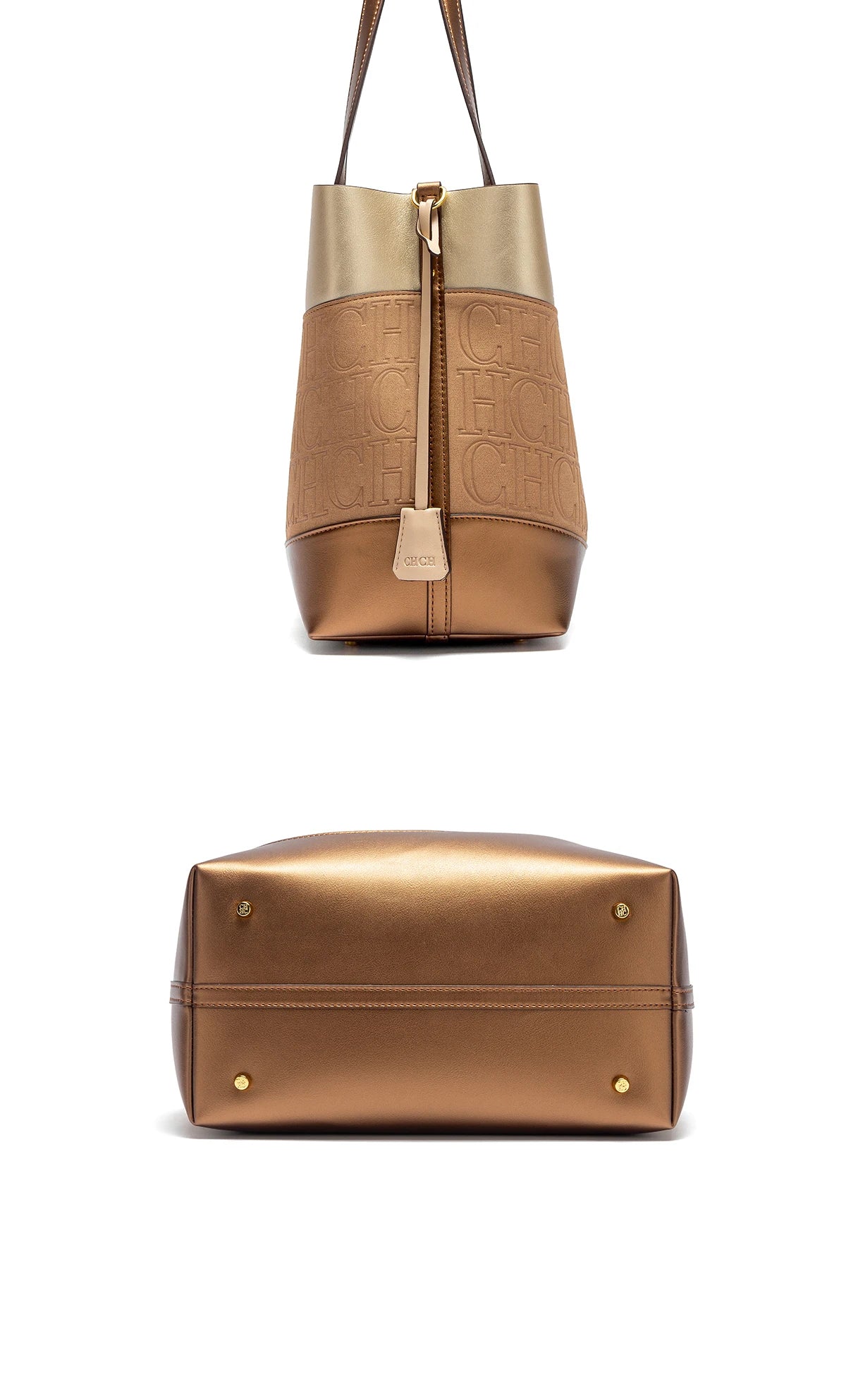 CHCH Women's Large Capacity Tote Bag Spring New Splicing Design Bag