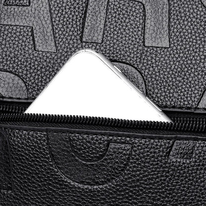 2-layer pockets Letter Printing Luxury Handbags Women Leather Bags Vintage Ladies Shoulder Crossbody Bags for Women Tote Bag