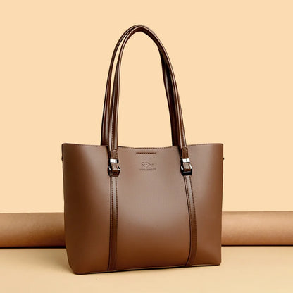 Luxury Shoulder Bags High-End Pu Leather Handbags Caual Tote