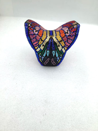 Women Butterfly Gems Evening Minaudiere Clutch Bags Women Crystals Purses and Handbags Bridal Wedding Purse Luxury Clutch Bag