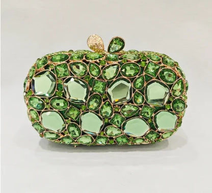 XIYUAN Big Stones Evening Purse Bags Rhinestone Wedding Gems Clutch Bag Bridal Clutches Women Diamonds