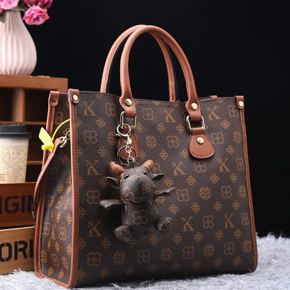 Light luxury brand women's bag fashionable and versatile single shoulder crossbody high-end handbag with large capacity