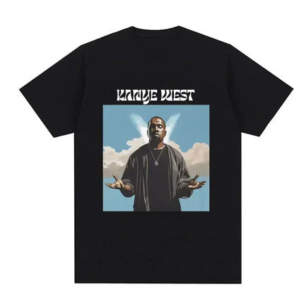 Funny Kanye West Meme T-Shirt Men's Vintage Fashion Hip Hop Rap Style Tshirt Men Women Short Sleeve T Shirt Streetwear