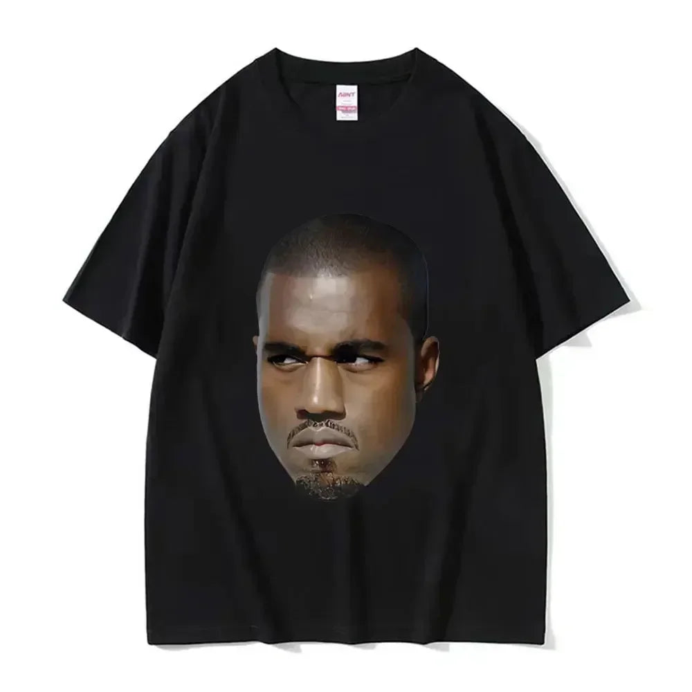 Funny Kanye West Meme T-Shirt Men's Vintage Fashion Hip Hop Rap Style Tshirt Men Women Short Sleeve T Shirt Streetwear