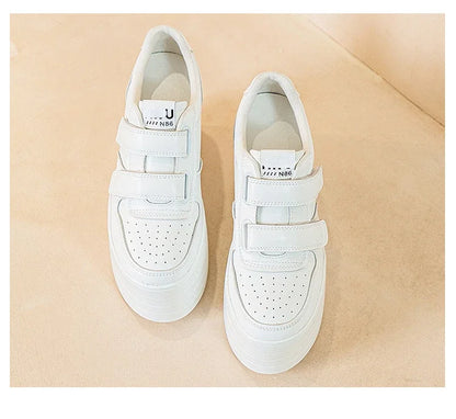 High quality 12cm Synthetic Genuine Leather Boot Ankle Platform Wedge High Brand Chunky Sneaker Shoes