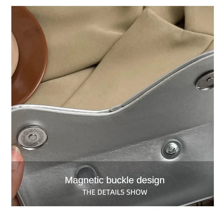 Solid Soft Shoulder Bag High Quality Bags for Women Hasp Interior Compartment Pu Women's Handbag