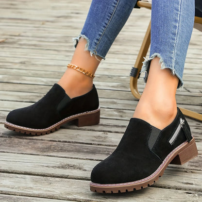 Thick Heel Thick Soled Short Boots Fashionable One Foot Outdoor Casual