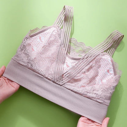 Lace Seamless Sports Bra Comfortable Breathable Beauty Back Vest Chest Tube Top