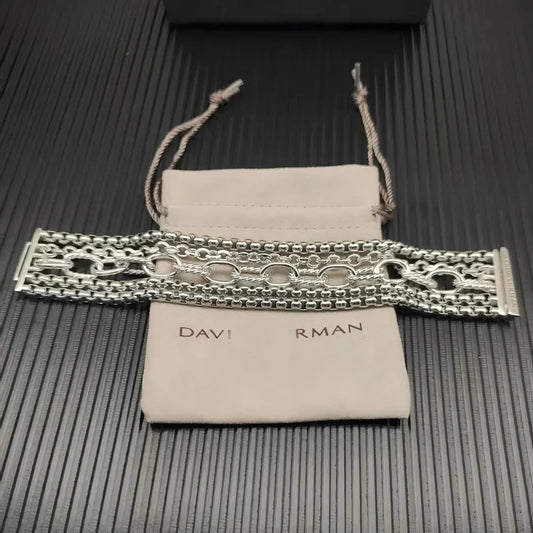 2025 New DY Bracelet Fashionable Simple Temperament Couple Bracelet Daily Wear Beaded Bracelet Men and Women Can Wear