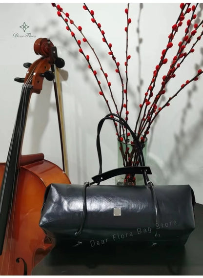 Large Capacity Boston Pillow Handbag Shoulder Bags Vintage Large Capacity Tote Bag