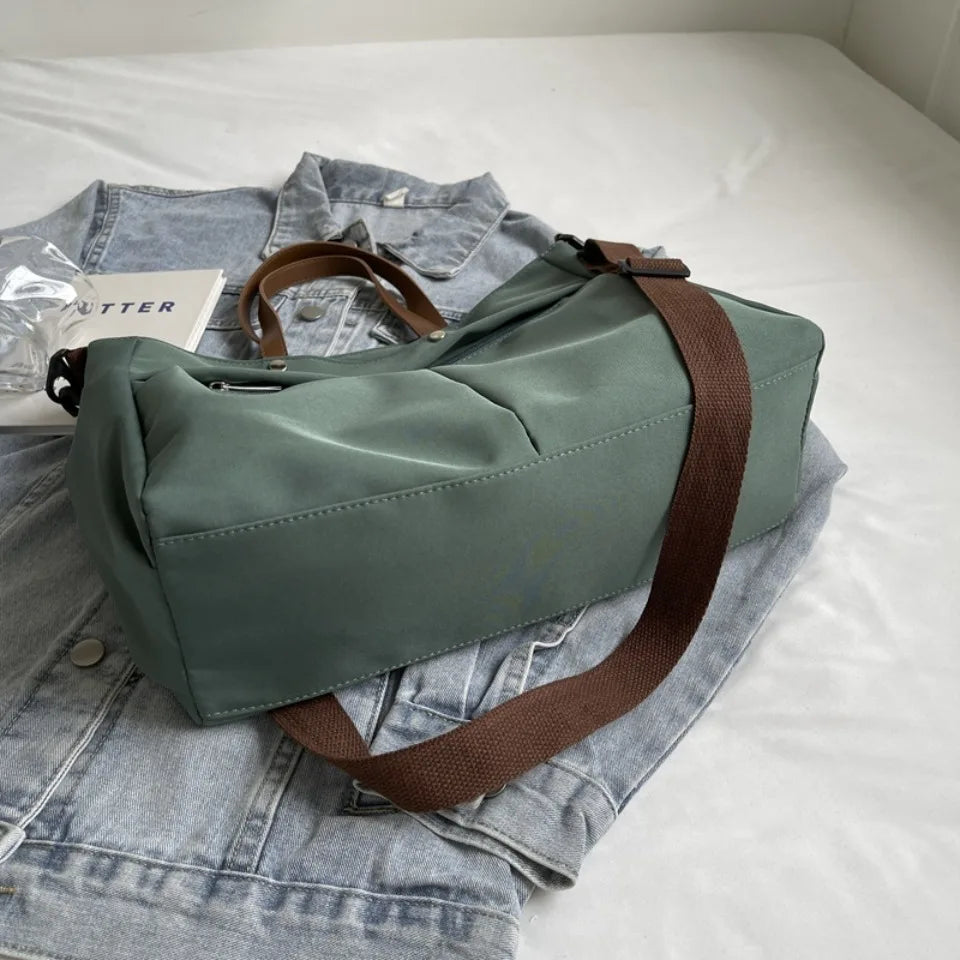 Stylish Nylon Tote Student shoudler Bags for Women Ladies Business Hand-held Briefcase Commuter Tote A4 Laptop High-end Designer