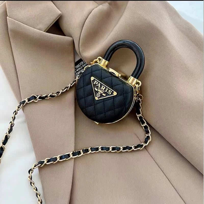 diamond mini texture retro design small decoration casual personalized handbag shoulder bag