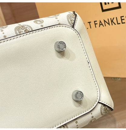 Light luxury brand designer high-end texture retro shoulder crossbody bag with l