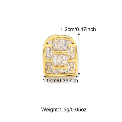 1PC Single Hip Hop Star Heart Pattern Teeth Grillz Removable Dental Grills Teeth Punk Teeth Caps