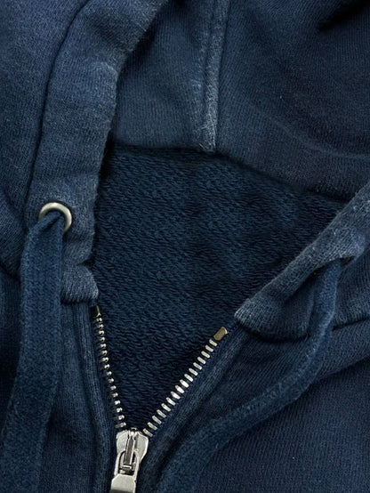 Men Letter Embroidery Hoodies Gothic Graphic Sweatshirt Overszie Y2K Hip Hop Streetwear with Zip Up