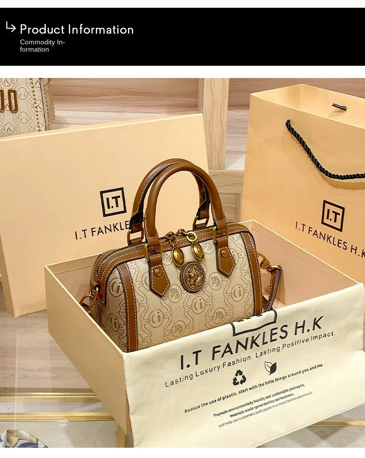 Brand Designer Luxury Pillow Bag Retro Single Shoulder Crossbody Bag