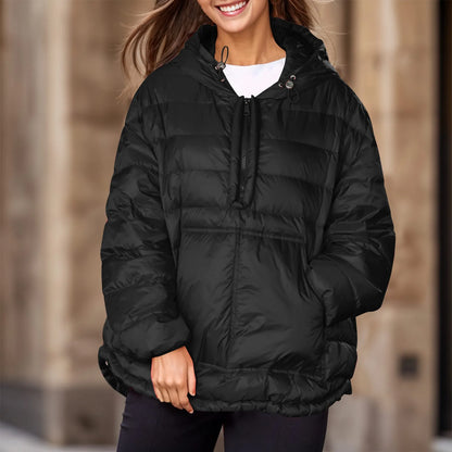 Plus Size Parkas For Women Casual Women Casual Hoodies Pocket Coat Lightweight Jacket Winter Coats For Women пуховик женский