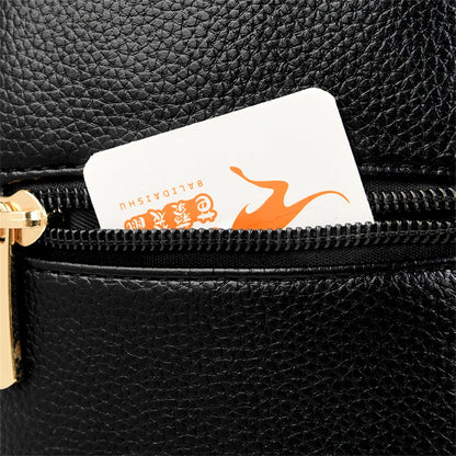 Ladies New Trendy Pu Leather Shoulder Bags Luxury Designer Simple Small Purse