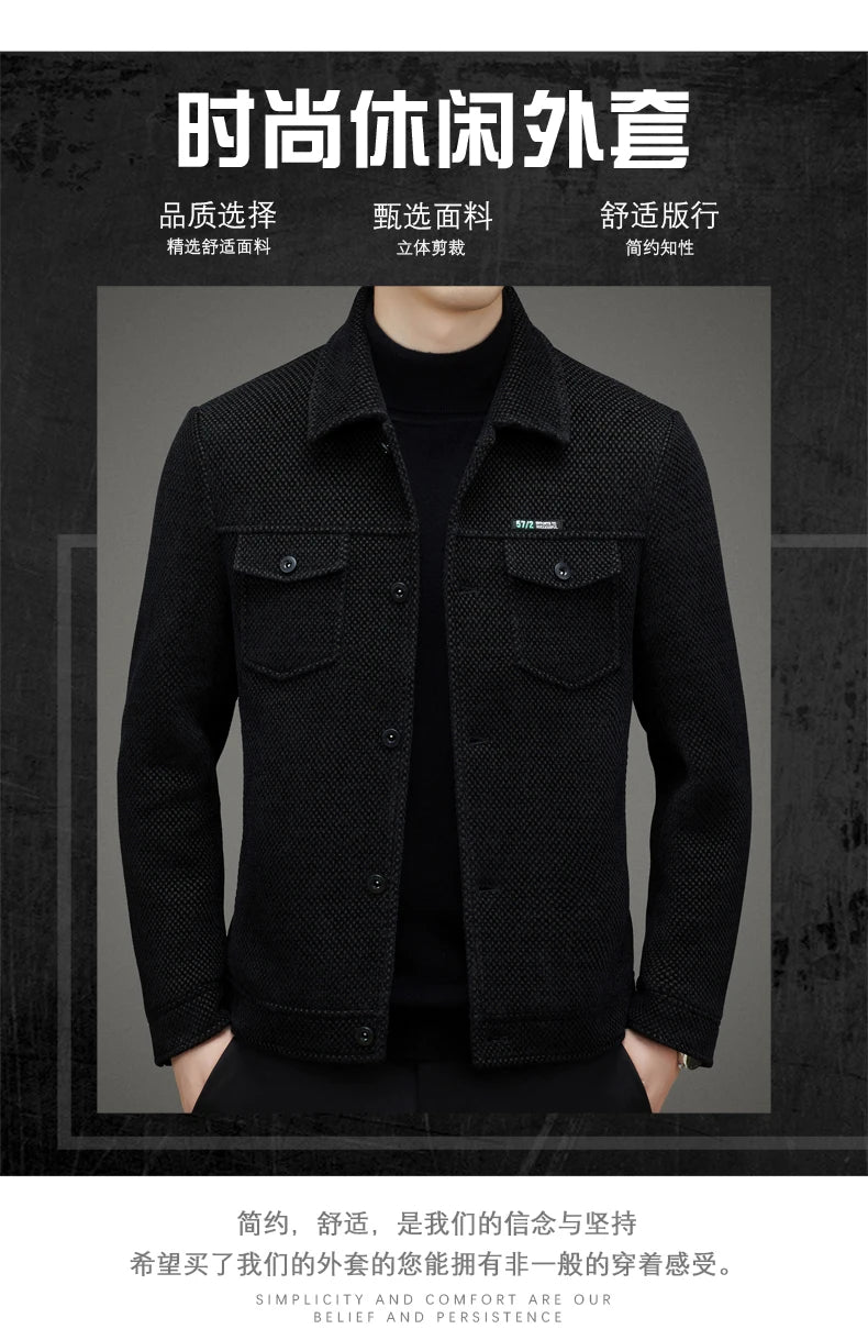 Casual Coat High Quality Lapel Trend Wear Top All