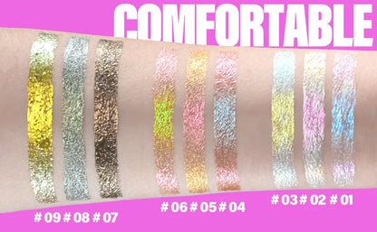 3 Pcs Duochrome Eyeshadow Liquid Set High Pigment Waterproof