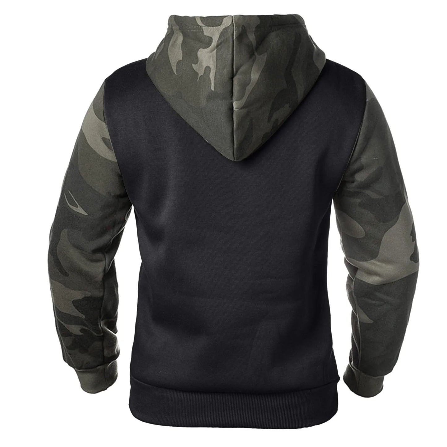 Men'S Hooded Sweatshirt Color Blocked Pullover Sweatshirt Outdoor Hooded Sweatshirt With Big Pockets Men'S Hooded Sweatshirt