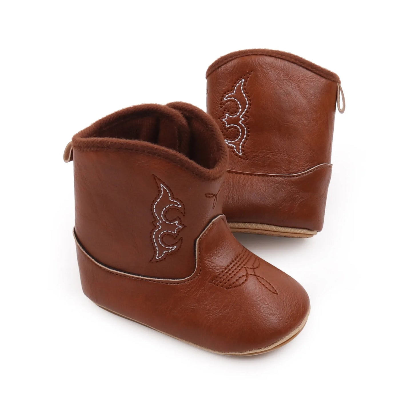 Baby Boots Made Of Soft PU and High-quality Cotton Short Boots With Rubber Soles and Anti Slip Baby