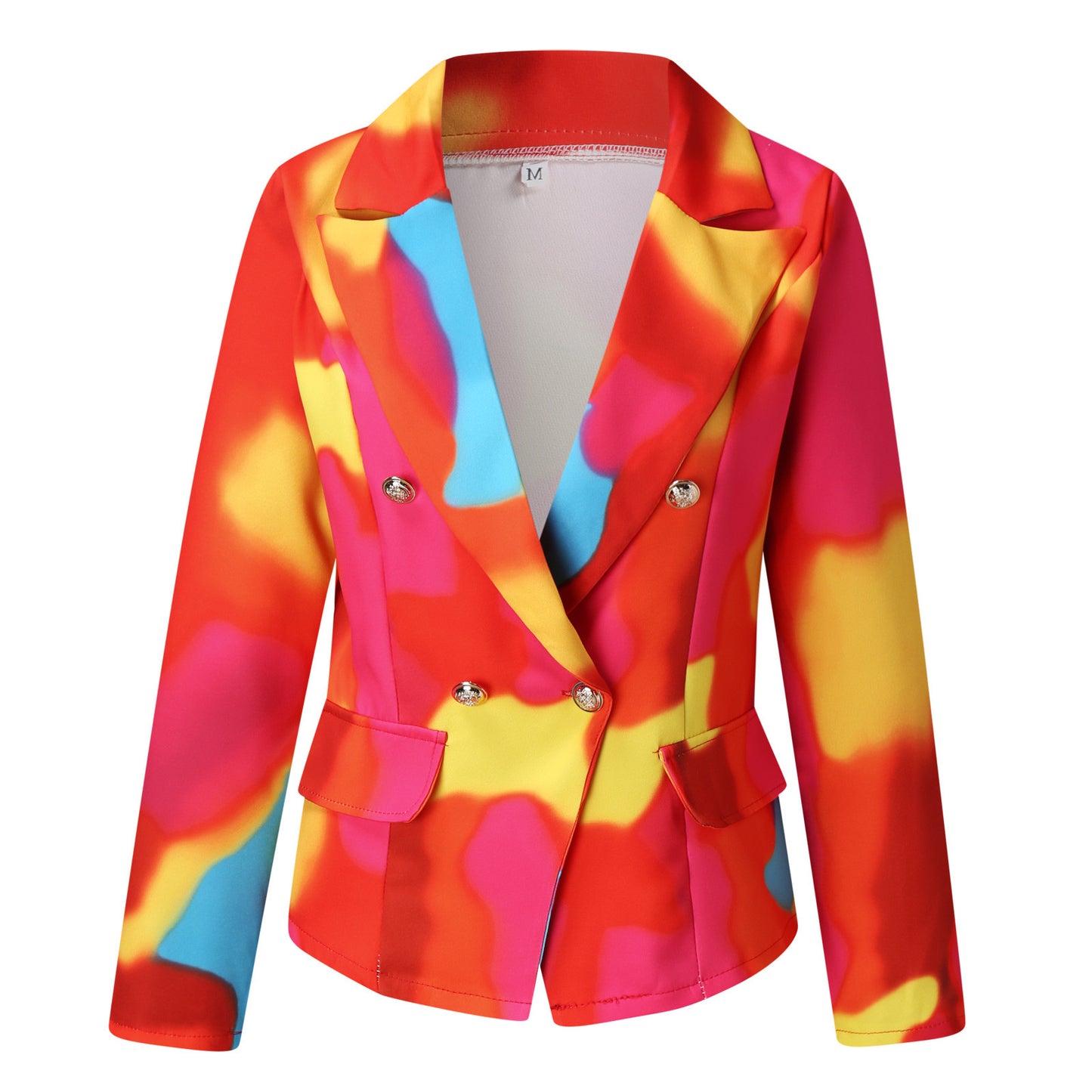New In Outwears Printed Faux Wool Thin Coat Trench Jacket Ladies Long Overcoat Outwear Fashion Woman Blazer 2022 Abrigo Mujer