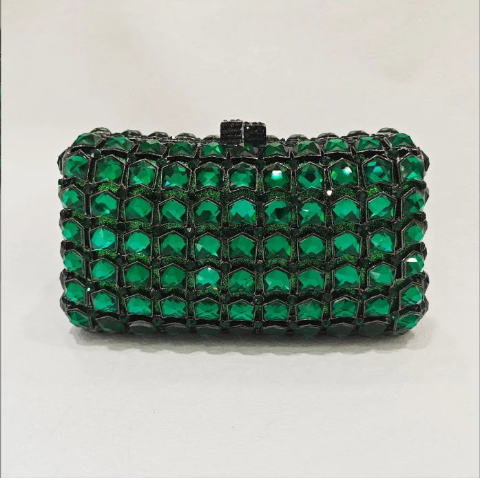 XIYUAN Big Stones Evening Purse Bags Rhinestone Wedding Gems Clutch Bag Bridal Clutches Women Diamonds