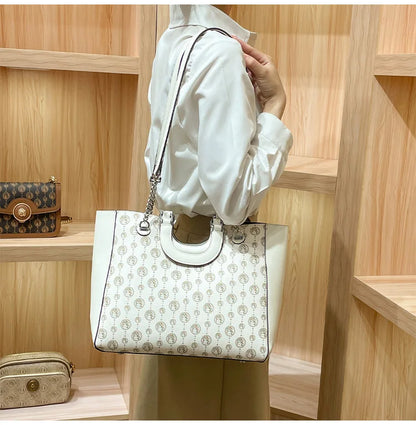 Light luxury brand designer high-end texture retro shoulder crossbody bag with l