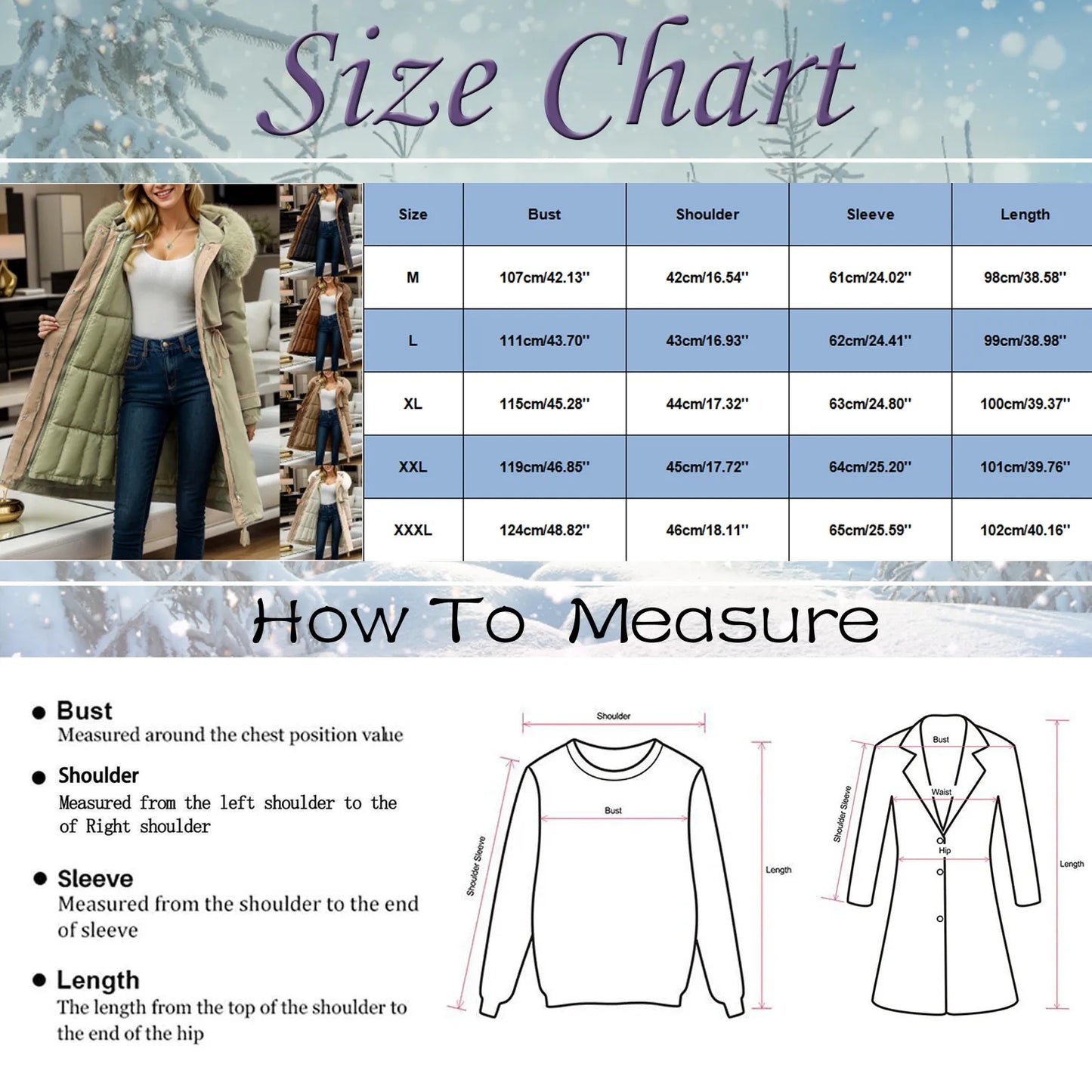 Women'S Winter Coat Parkas Detachable Patchwork Cotton Winter Long Hooded Thickened Cotton Coat