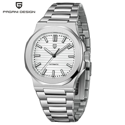 40MM Men's Watches Luxury Automatic Watch For Men Mechanical WristWatch Stainless Steel Sapphire glass