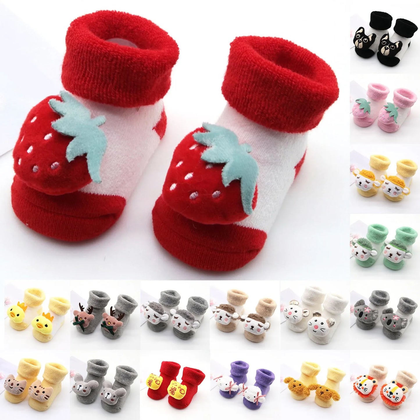 Stripe Socks Baby Shoes Boys And Girls Walking Socks Comfortable