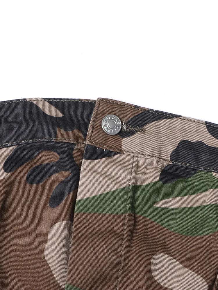 Cargo Jumpsuits Starpless Sleeveless High Waist Spliced Pockets Streetwear Camouflage / S Camouflage / XL ARMYGREEN / S Camouflage / S-Camouflage / XL-ARMYGREEN / S-ARMYGREEN / M-ARMYGREEN / L-ARMYGREEN / XL-Camouflage / M-Camouflage / L-