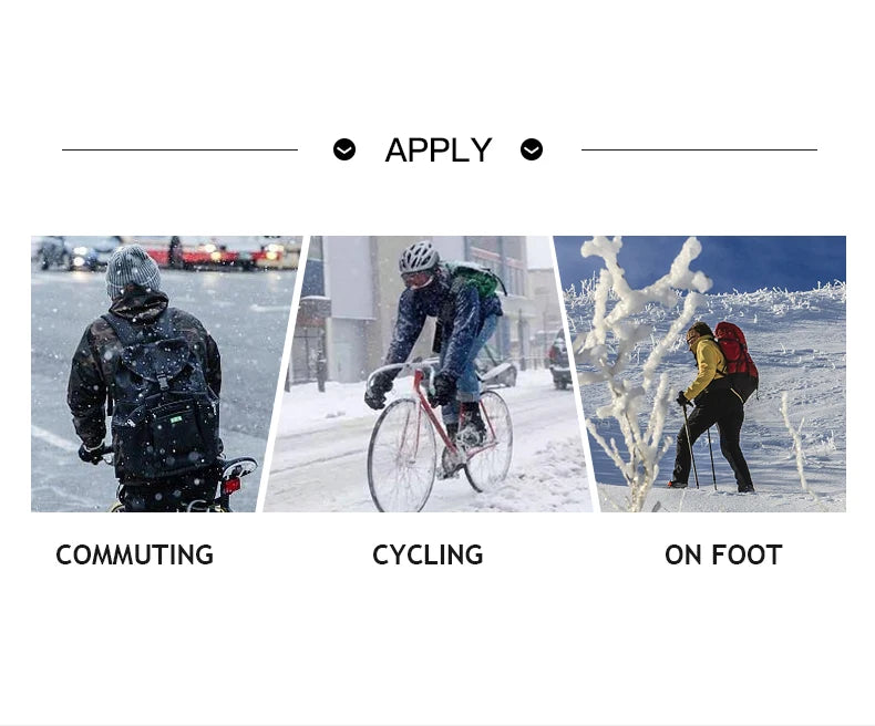 Thermal Winter Gloves For Men Women Touchscreen Warm Outdoor Cycling Driving Motorcycle Gloves Windproof Non-Slip Womens Gloves