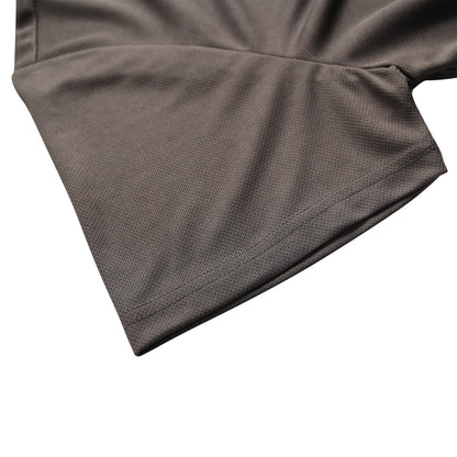 5-piece men's solid color short sleeved polo shirt breathable quick drying short sleeved top