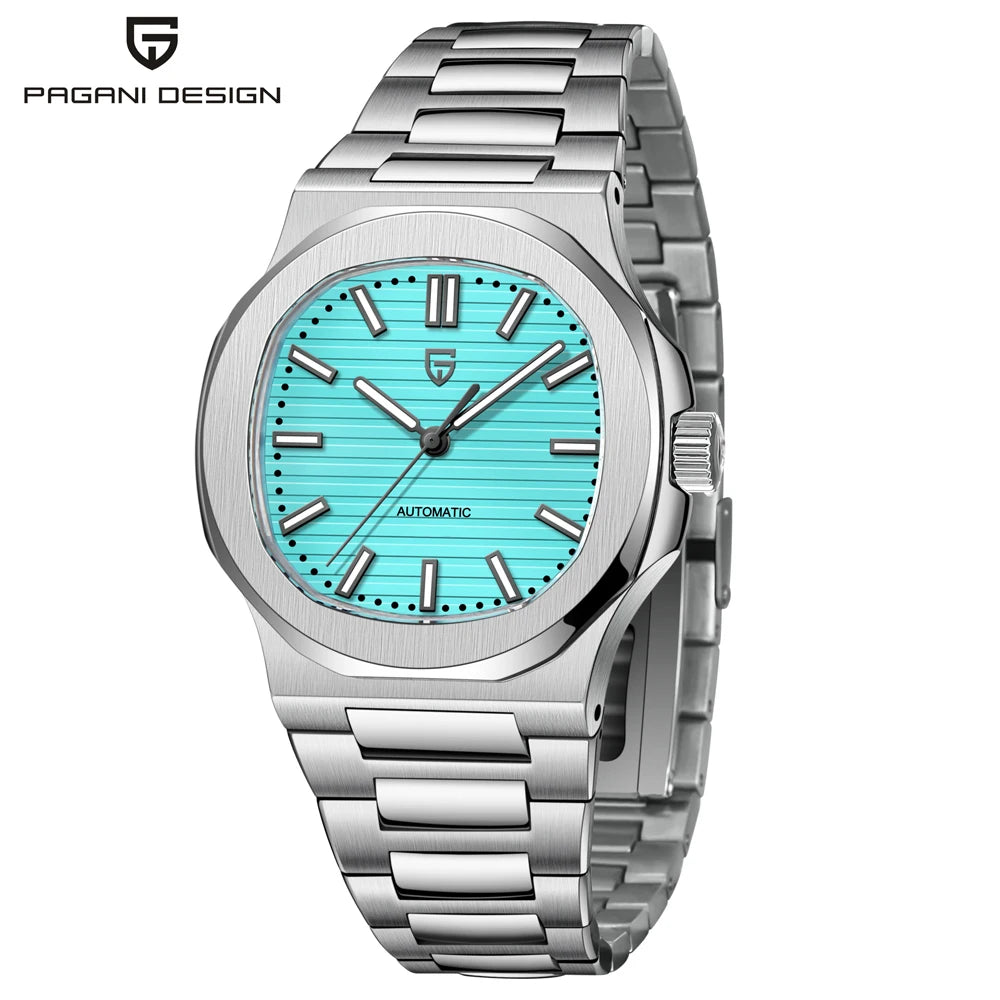 40MM Men's Watches Luxury Automatic Watch For Men Mechanical WristWatch Stainless Steel Sapphire glass