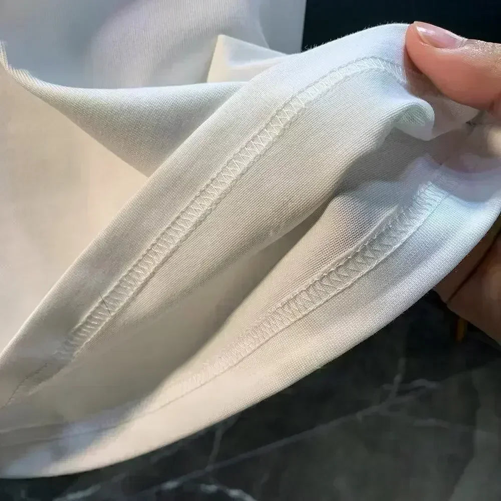 European and American Tyler The Cleator Creator Taylor Rap Hip Hop Top High Street Sporty Casual Men's T-shirt Couple Style Y2k